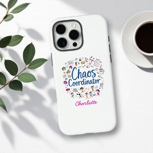 Chaos Coordinator Grappig Gepersonaliseerde Moeder iPhone 16 Pro Max Hoesje