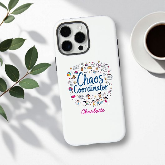 Chaos Coordinator Grappig Gepersonaliseerde Moeder Case-Mate iPhone Case