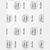 Chaos Coordinator Grappig Gepersonaliseerde Moeder Fleece Deken (Voorkant)