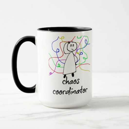 Chaos Coordinator, Grappig, Koffie Mok (Links)