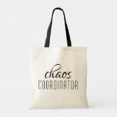 Chaos Coördinator Grappige Moeder Leraar Cadeau Tote Bag (Achterkant)