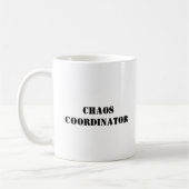Chaos Coördinator Grappige Mok (Links)
