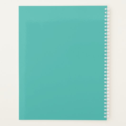 Chaos Coordinator Groene gepersonaliseerde naam Planner (Achterkant)