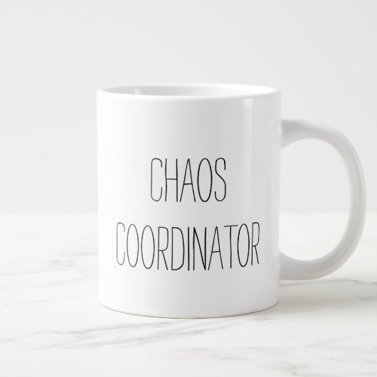 Chaos-coördinator Grote Koffiekop (Rechts)