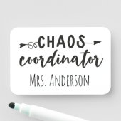Chaos Coördinator Kantoor Coworker Mom Naamplaatje (In situ)