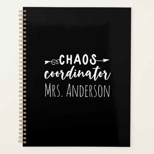 Chaos Coördinator Kantoor Coworker Mom Planner (Voorkant)