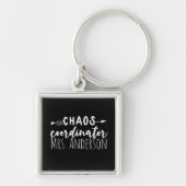 Chaos Coördinator Kantoor Coworker Mom Sleutelhanger (Voorkant)