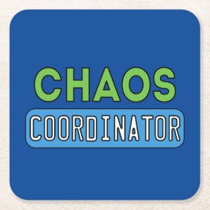 Chaos-coördinator Kartonnen Onderzetters