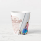 Chaos Coordinator Kinder Foto Abstracte Latte Mok (Voorkant)