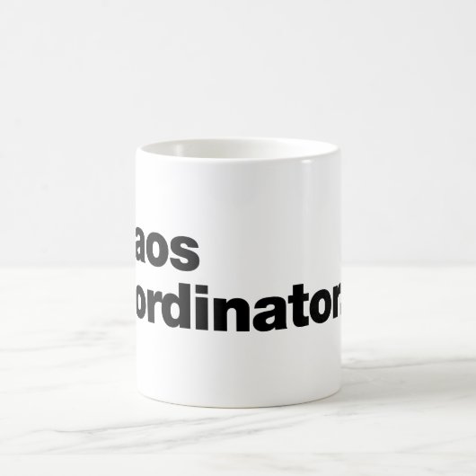 Chaos-coördinator Koffiemok (Center)