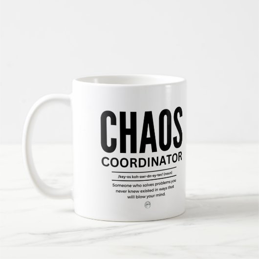 Chaos-coördinator Koffiemok (Links)