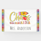 Chaos Coordinator Leerleraar Poster Banner (Horizontaal)