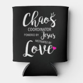 Chaos-coördinator leraar met de kracht van Jesus M Blikjeskoeler (Voorkant)