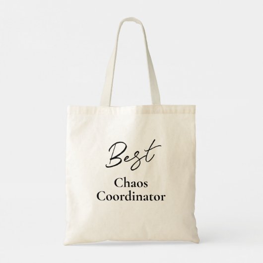 Chaos Coordinator Mam Tote Bag (Achterkant)