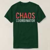 Chaos Coordinator: mama en papa T-shirt (Design voorkant)
