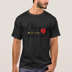 Chaos Coordinator Mammie Heart Moederdag 2022 W T-shirt