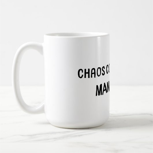 Chaos Coordinator-Man Edition Koffiemok (Links)