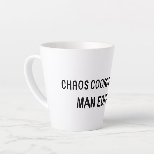Chaos Coordinator-Man Edition Latte Mok (Linkerhoek)