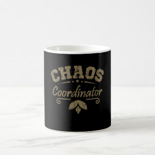 CHAOS COÖRDINATOR medewerker van de thuisschool v Koffiemok