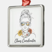 Chaos Coordinator Metalen Ornament (Links)