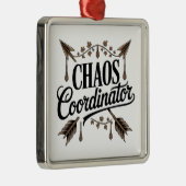 Chaos Coordinator Metalen Ornament (Rechts)