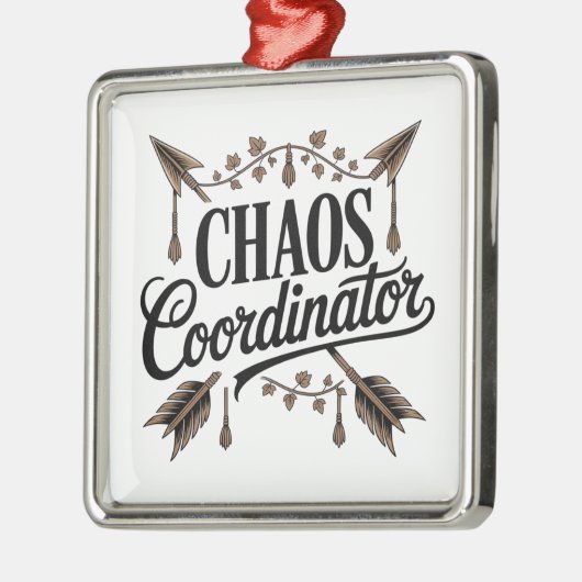 Chaos Coordinator Metalen Ornament (Links)