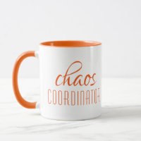 Chaos Coordinator Modern Oranje Script