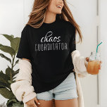 Chaos Coordinator Modern Trendy Tri-Blend Shirt<br><div class="desc">Chaos Coordinator Modern Trendy Tri-Blend Shirt heeft een eenvoudig ontwerp van "chaoscoördinator" in een leuke zwarte typografische tekst. Perfect voor die drukke moeder,  leraar,  sportteammanager of werkbaas. Creëer door Evco Studio www.zazzle.com/store/evcostudio</div>