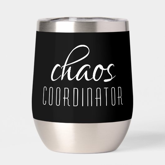 Chaos Coordinator Modern Typografie Script (Achterkant)