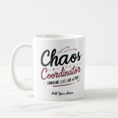 Chaos Coördinator Mok – Grappig Persoonlijk Cadeau (Links)