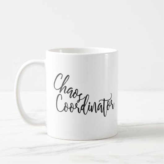 Chaos Coordinator Monogrammed Coffee Cup Koffiemok (Links)