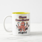 Chaos Coordinator mug Tweekleurige Koffiemok (Links)