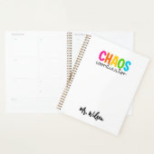 Chaos Coordinator Notebook – Funny Teacher Quote Planner (Display)