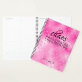 Chaos Coordinator Pink Girly Glitter Persoonlijk Planner (Display)