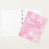 Chaos Coordinator Pink Girly Glitter Persoonlijk Planner (Display)