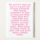 Chaos Coordinator Planner (Achterkant)