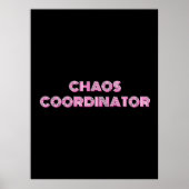 CHAOS COÖRDINATOR POSTER (Voorkant)