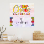 Chaos Coordinator Poster leraar (Keuken)