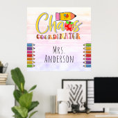 Chaos Coordinator Poster leraar (Thuiskantoor)