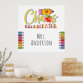 Chaos Coordinator Poster leraar (Keuken)