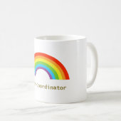 Chaos Coördinator Regenboog Koffiemok (Voorkant rechts)