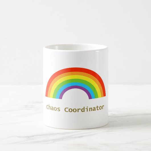 Chaos Coördinator Regenboog Koffiemok (Center)