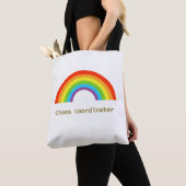 Chaos Coördinator Regenboog Tote Bag (Dichtbij)