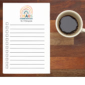 Chaos Coordinator retro boho regenboog gepersonali Post-it® Notes