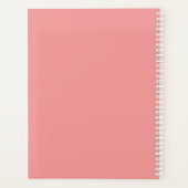 Chaos Coordinator Roze Gepersonaliseerde Naam Planner (Achterkant)