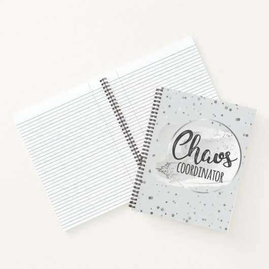 Chaos Coordinator Silver Notebook Planner Notitieboek (Binnen)
