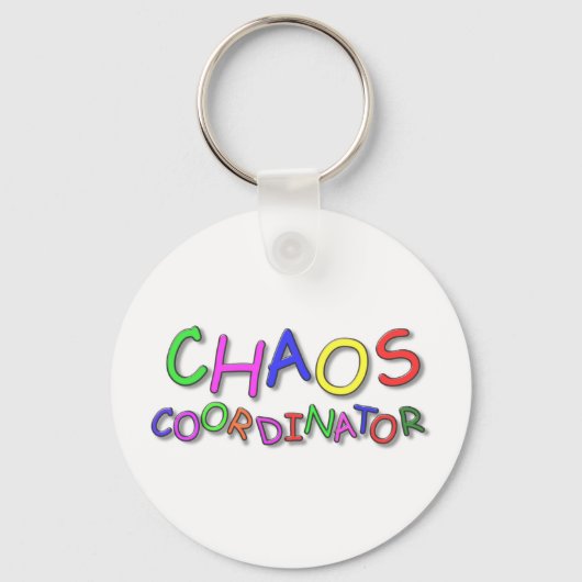 Chaos-coördinator Sleutelhanger (Achterkant)