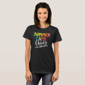 Chaos Coordinator Summer Camp Counselor T-shirt (Voorkant volledig)