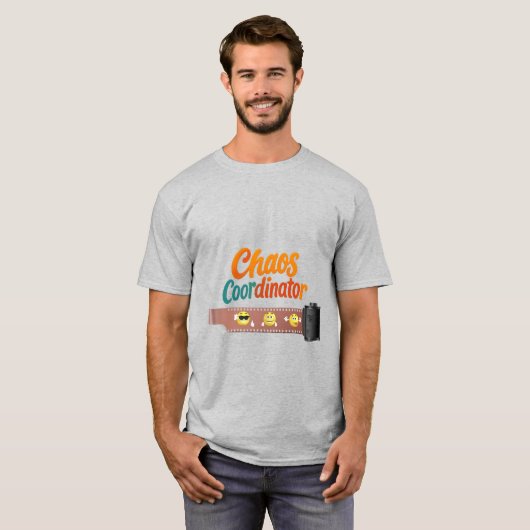 Chaos Coordinator T-Shirt | Funny Back to School T (Voorkant volledig)