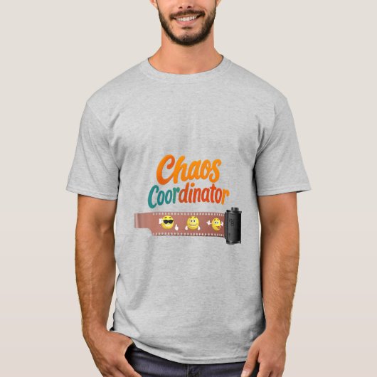 Chaos Coordinator T-Shirt | Funny Back to School T (Voorkant)